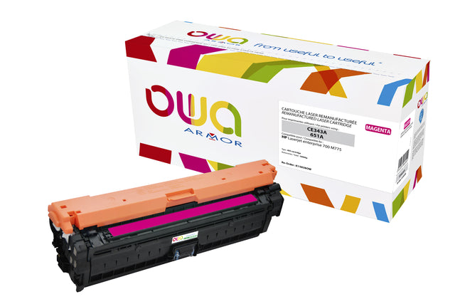 OWA - Tonercartridge owa hp ce343a rood