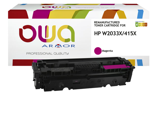 OWA - Tonercartridge owa hp w2033x rood