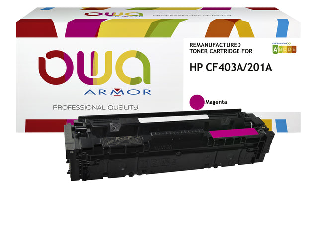 OWA - Tonercartridge owa hp cf403a rood