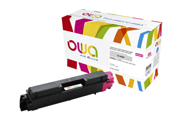 OWA - Toner owa kyocera tk-590m rood