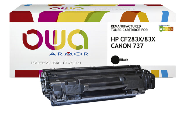 OWA - Tonercartridge owa hp cf283x zwart