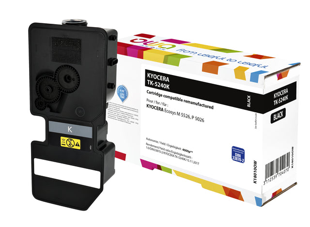 OWA - Toner owa kyocera tk-5240k zwart