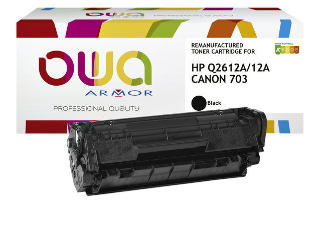 OWA - Tonercartridge owa hp q2612a zwart