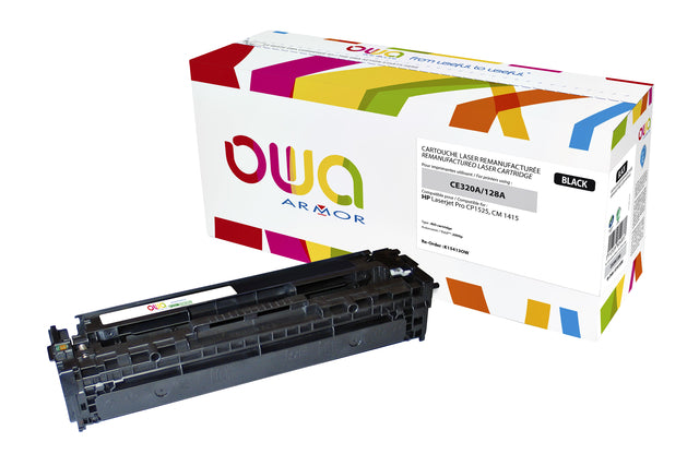 OWA - Tonercartridge owa hp ce320a zwart