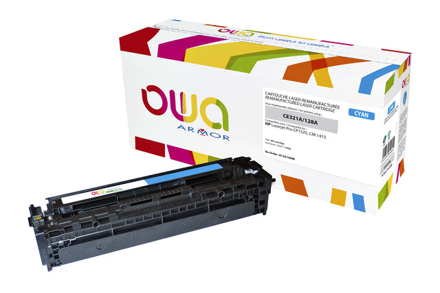 OWA - Tonercartridge owa hp ce321a blauw