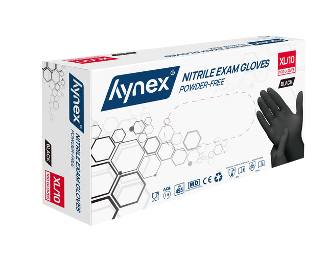 Hynex - Handschoen hynex xl nitril 100st zwart