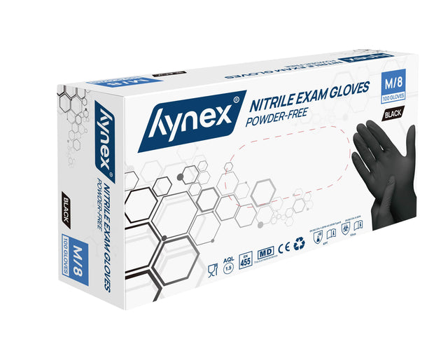 Hynex - Handschoen hynex m nitril 100st zwart