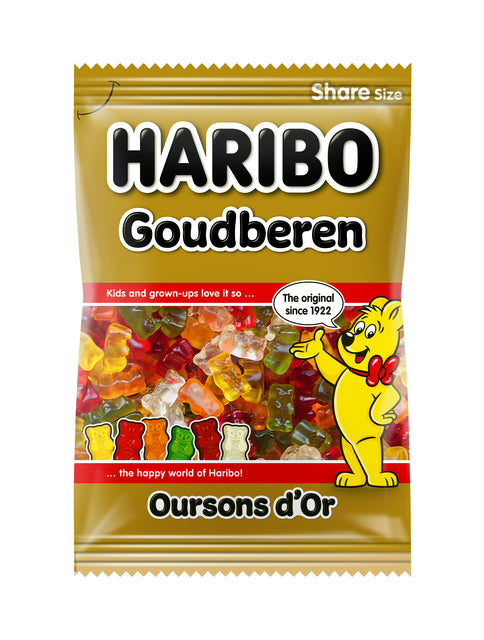Haribo - Snoep haribo goudbeertjes zak 250gr | 10 stuks