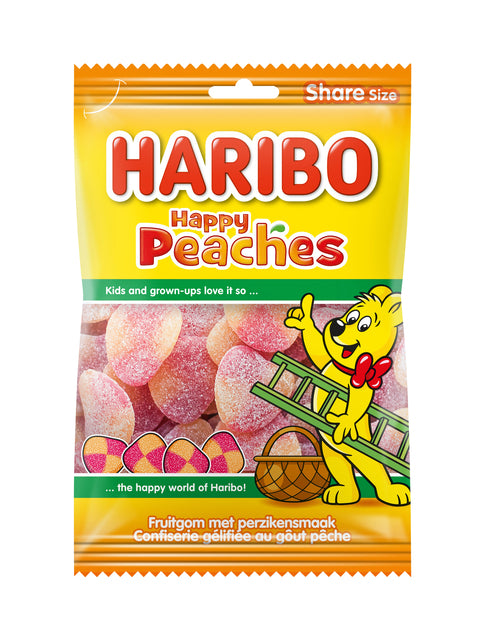 Haribo - Snoep haribo perziken zak 250gr