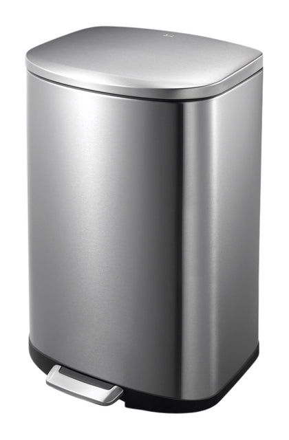Eko - Afvalbak eko della pedaalemmer 50 liter rvs