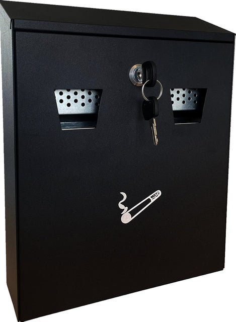 BRASQ - Asbak brasq wand 32x26cm zwart