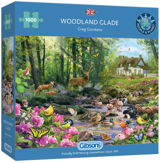 Gibsons - Puzzel gibsons woodland glade 1000 stukjes