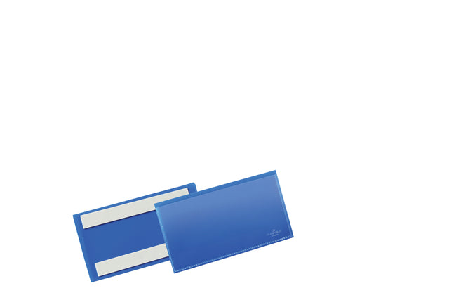 Durable - Documenthoes durable zelfklevend 150x67mm blauw
