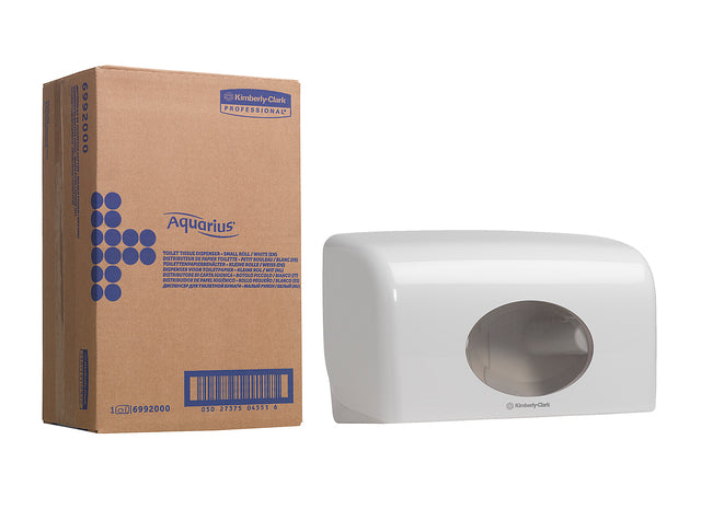 Aquarius KC - Toiletpapierdispenser kimberly clark duo wit