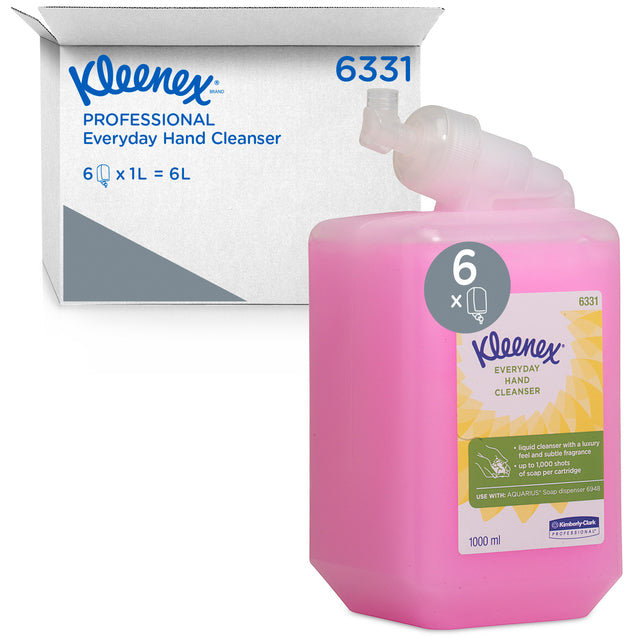 Kleenex - Handzeep kleenex vloeibaar roze 1000ml