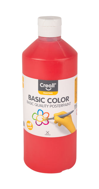 Creall - Plakkaatverf creall basic lichtrood 500ml | 6 stuks