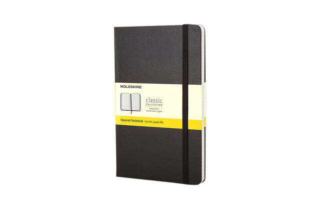 Moleskine - Notitieboek moleskine pocket 90x140 ruit 5x5 hc zw
