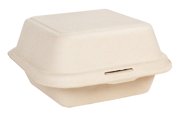 IEZZY horeca en cate - Hamburgerbox maxi ip suikerriet beige | 10 stuks