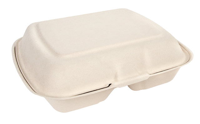 IEZZY horeca en cate - Menuklapverpakking ip4 2-vaks suikerriet beige | 2 stuks