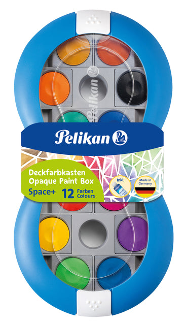 Pelikan - Dekverfdoos space + 35 sp/12 blauw