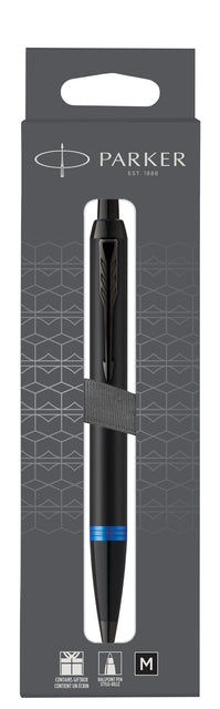 Parker - Balpen parker im blauw ring m zwart blister