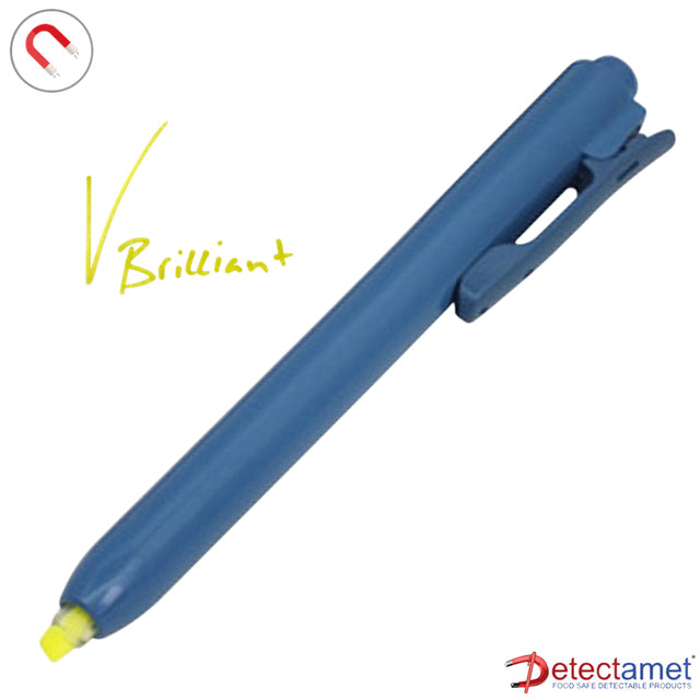 Detectamet - Markeerstift detectie detectamet inklikbaar geel | 5 stuks