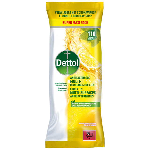 DETTOL - Reinigingsdoekjes dettol citr 110st