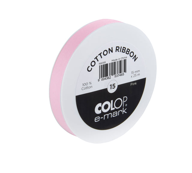 Colop - Lint colop e-mark 15mmx25m roze