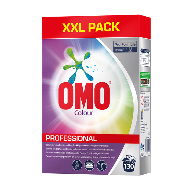 Omo - Wasmiddel omo pro formula poeder color 8.4kg 130 s