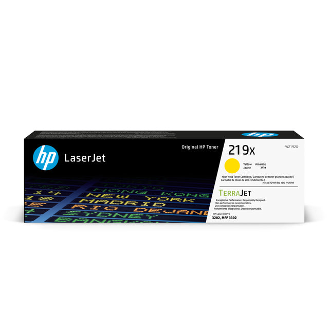 HP - Tonercartridge hp w2192x 219x geel