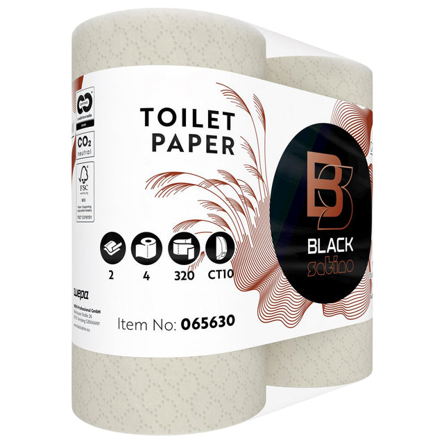 BlackSatino - Toiletpapier blacksatino ct10 greengrow 2laags
