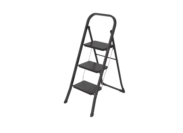 Brasq - Huishoudtrap brasq 3 treden sl300 zwart