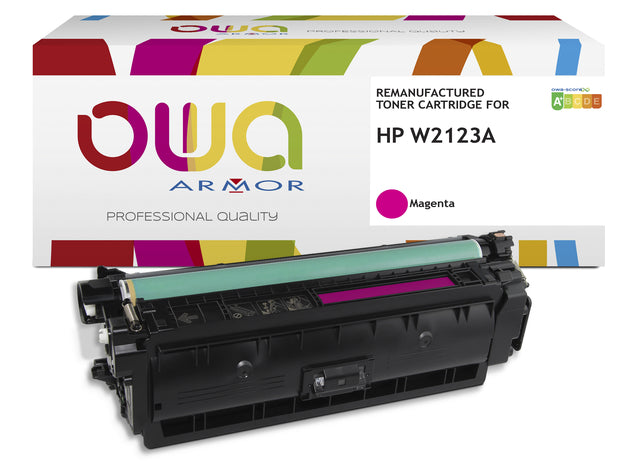 OWA - Tonercartridge owa hp w2123a rood