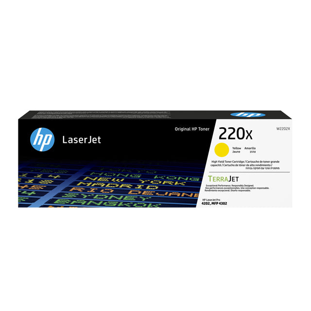 HP - Tonercartridge hp w2202x 220x geel
