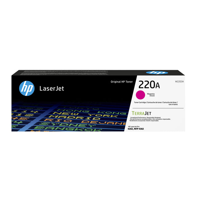 HP - Tonercartridge hp w2203a 220a rood
