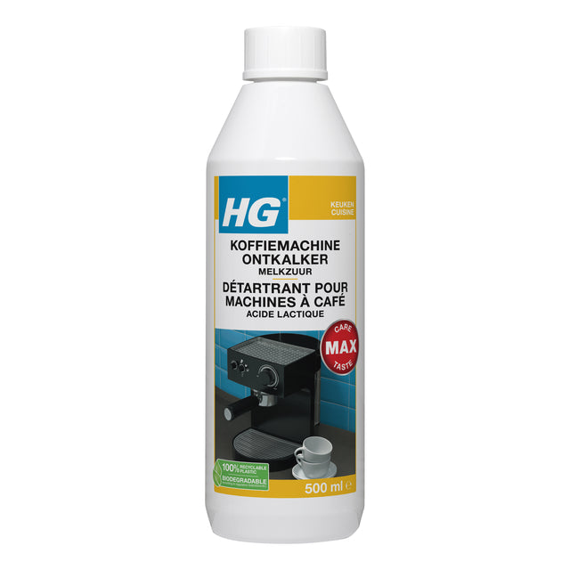 HG - Ontkalker hg voor koffiemachine melkzuur 500ml