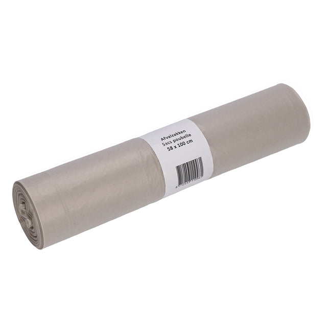 Cleaninq - Afvalzak cleaninq 58x100cm recycled t50 80l transp | 10 stuks