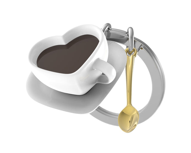 Metalmorphose - Sleutelhanger metalmorphose coffee lover | 6 stuks