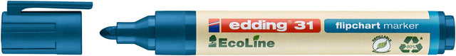 Edding - Viltstift edding 31 eco flipover rond 1.5-3mm bl | 10 stuks