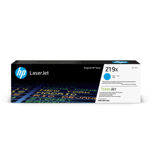 HP - Tonercartridge hp w2191x 219x blauw
