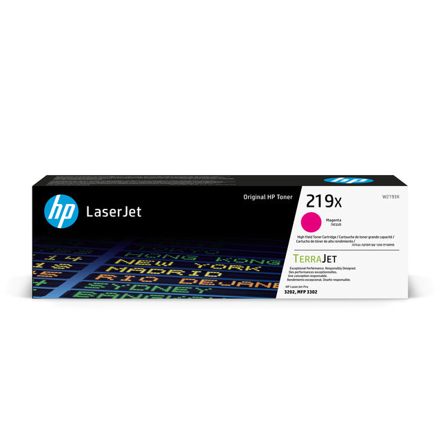 HP - Tonercartridge hp w2193x 219x rood
