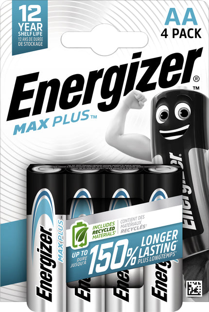 Energizer - Batterij energizer max plus aa alkaline 4st