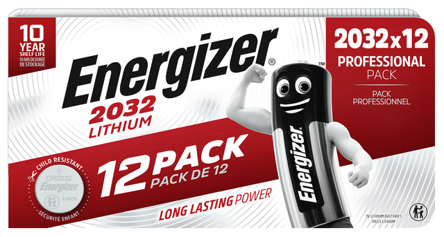 Energizer - Batterij energizer cr2032 lithium 12st