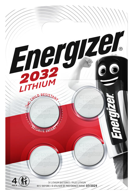 Energizer - Batterij energizer cr2032 lithium 4st