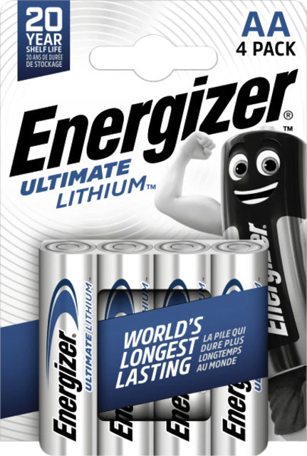 Energizer - Batterij energizer e lithium aa 4st