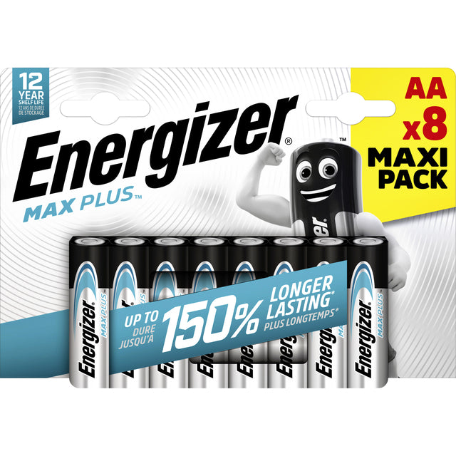 Energizer - Batterij energizer max plus aa alkaline 8st