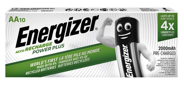 Energizer - Batterij oplaadbaar energizer aa 10st