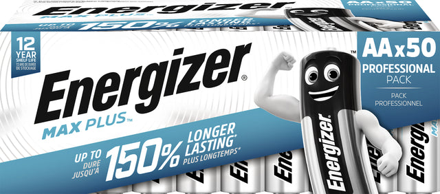 Energizer - Batterij energizer max plus aa alkaline 50st