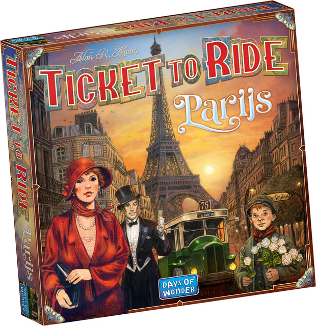 Asmodee - Bordspel ticket to ride parijs