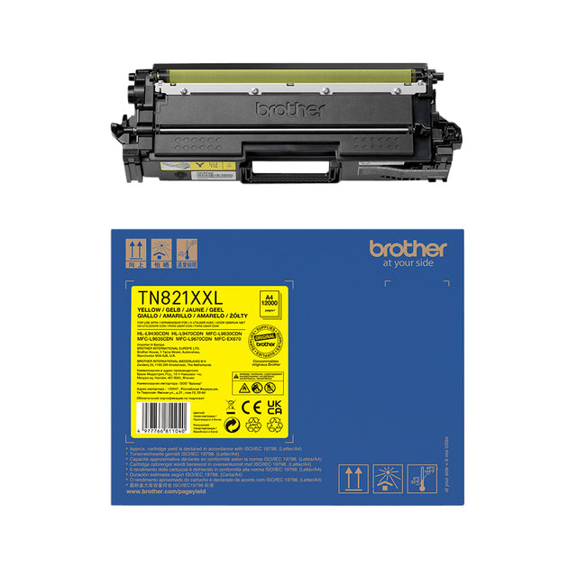 Brother - Toner brother tn-821xxly geel